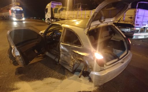 Siniestro vial en Ruta Nacional Nº 3: Uno de los conductores terminó en el Hospital Regional