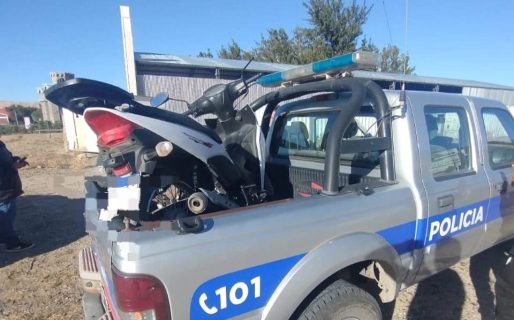 Hallaron una moto que había sido robada en Rada Tilly