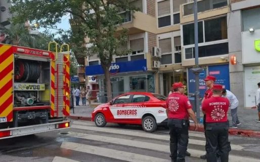 Murió el otro joven que cayó de un edificio en pleno incendio