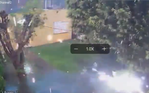 Cayó un rayo en La Matanza y “llovieron bolas de fuego”