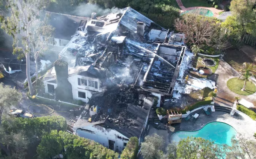 Incendio en la mansión de Cara Delevingne: 94 bomberos trabajaron durante más de dos horas para extinguir las llamas