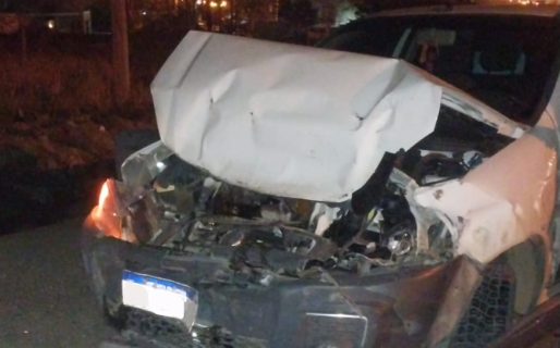 Se produjo un choque triple frente a la Comisaría Sexta