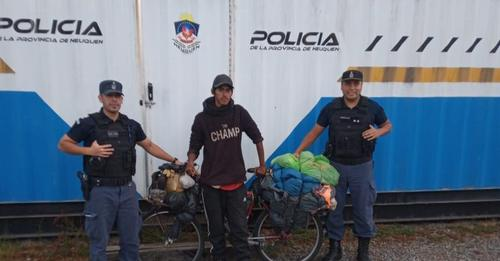 Encontraron en Villa La Angostura al ciclista de Comodoro intensamente buscado