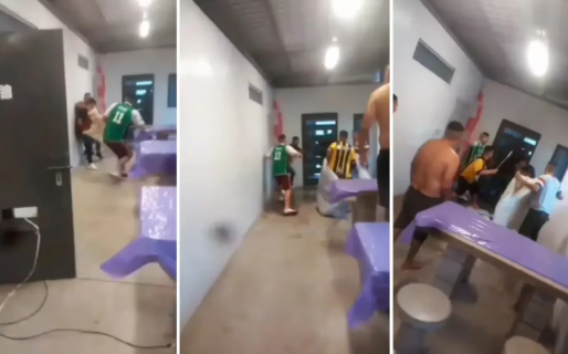 Un detenido por abuso fue recibido por los otros presos con palazos y facazos