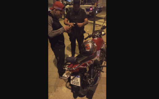 Infractor terminó demorado tras conducir sin Licencia y de forma peligrosa en Avenida Rivadavia