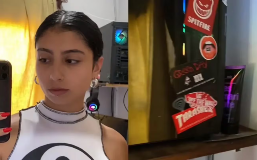 Fue a la casa de su novio, encontró algo en su pieza y sospechó que le era infiel