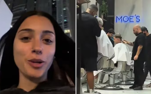 Fue a una barbería en Dubai para cortarse el pelo y gastó una fortuna