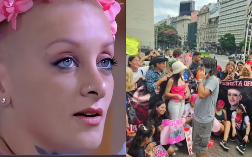 Locura por Furia de Gran Hermano: una multitud se juntó en el Obelisco para celebrar su cumpleaños