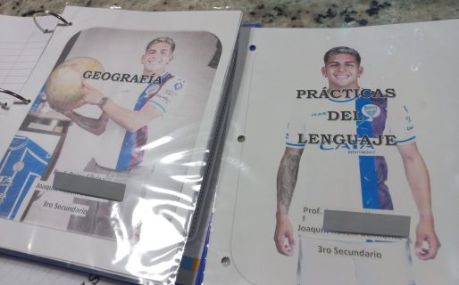 Puso a un jugador de su equipo como carátula de una materia y recibió una inesperada sorpresa