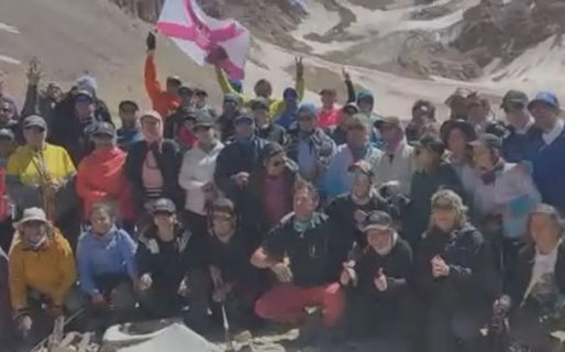 A 50 años de la tragedia de los Andes, un grupo de pacientes oncológicos logró llegar al lugar del accidente