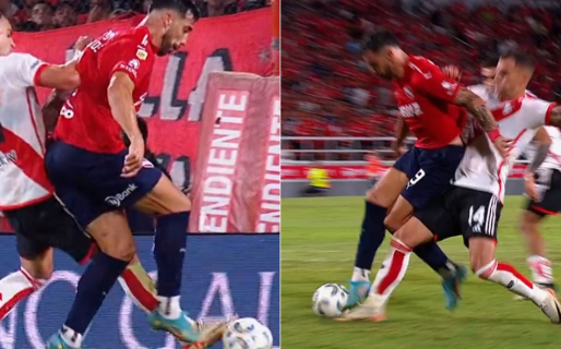 Polémica en Avellaneda: el penal que reclamó Independiente sobre Ávalos en el empate ante River