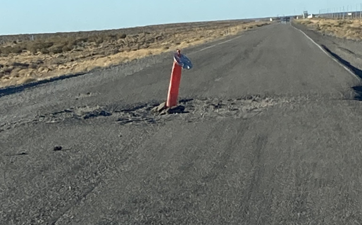 “Tengan cuidado”: la alerta de una presidenta comunal por el deterioro de la Ruta 40 en Chubut