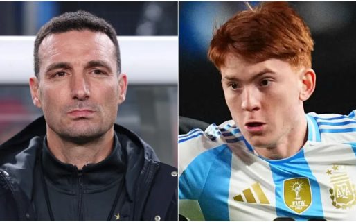 Scaloni analizó el debut de Barco en la Selección: “Es un puesto que requiere mucho ensamble”