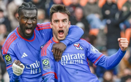 Nicolás Tagliafico aportó un golazo en la victoria de Lyon frente a Lorient