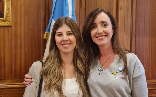 Andrea Cristina compartió un acto con Victoria Villarruel