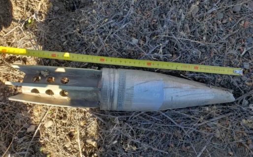 Encontraron un explosivo entre arbustos