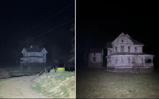 Un tiktoker caminó hacia una casa abandonada y grabó algo aterrador: “Había ruidos extraños”
