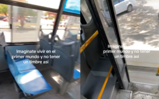 Una chica mostró el curioso timbre que tiene un colectivo de su ciudad y se hizo viral