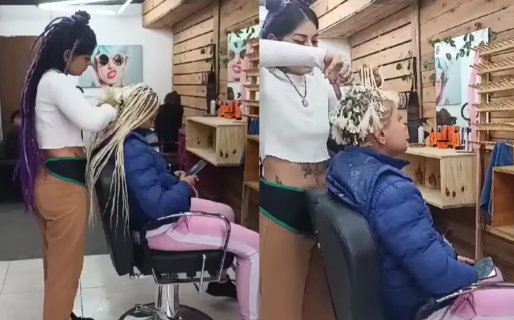 Se hizo trenzas “fulani braids” en una peluquería, no quiso pagar y la dejaron pelada