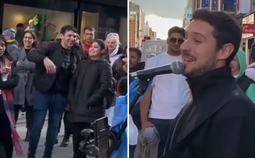 Es argentino, vive en Irlanda y tocó un hit del rock nacional: la reacción de un hombre lo sorprendió