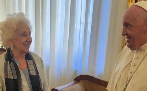 Estela de Carlotto: «El Papa tiene ganas de venir a la Argentina»