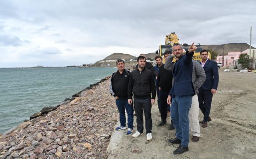Provincia anunció la reactivación del muro costero de Km3