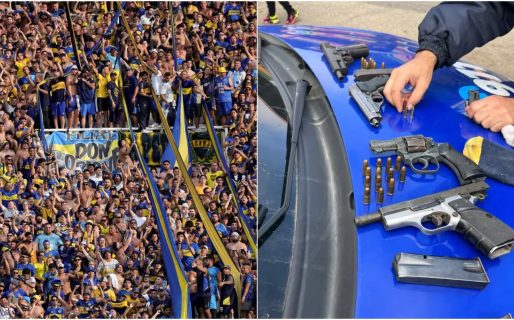 Secuestraron armas de fuego en un micro de la hinchada de Boca que viajaba hacia Córdoba