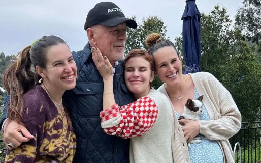 Una de las hijas de Bruce Willis compartió una desoladora imagen del actor junto a su nieta