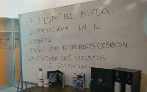 Talleres y un gran gesto en su visita a territorio chileno por Libertadores