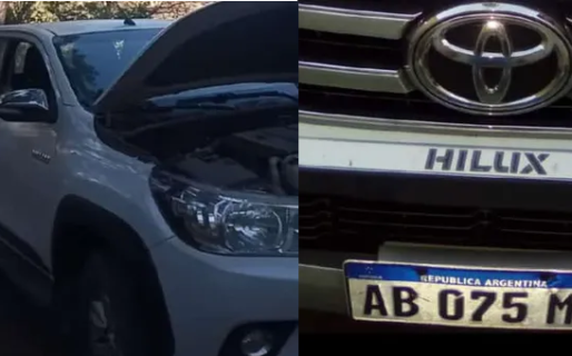 Robaron una camioneta Toyota Hilux en el barrio San Martín