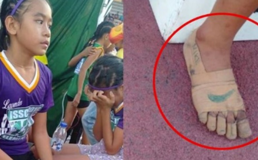 La nena que ganó 3 medallas de oro con unas zapatillas dibujadas en sus pies