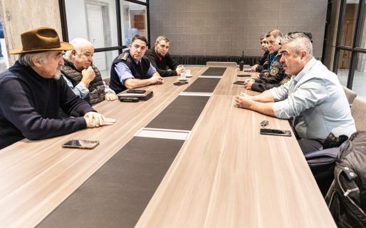 Macharashvili se reunió con el ministro Iturrioz y con el jefe de la Policía del Chubut