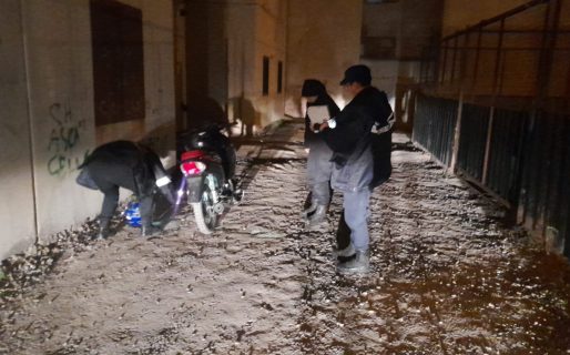 Sujeto con antecedentes paseaba en una moto que había sido robada el día anterior