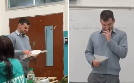 Un grupo de alumnos sorprendió a un profesor con un regalo inolvidable: “Cuando hacés bien tu trabajo”