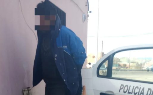 Fueron sorprendidos mientras intentaban abrir una camioneta estacionada en Avenida Polonia