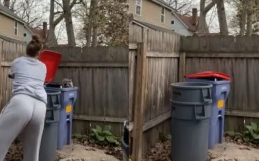 Fue a tirar la basura, abrió el tacho y encontró algo que la asustó por completo: “No sé por qué lo hice”