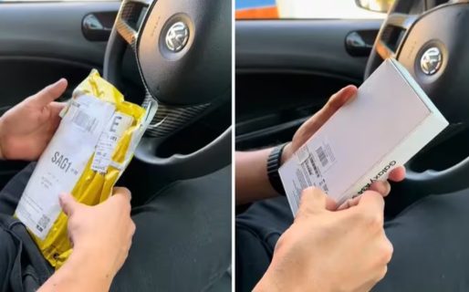 Compró un celular por internet pero al abrir el paquete del envío se dio cuenta que lo habían estafado