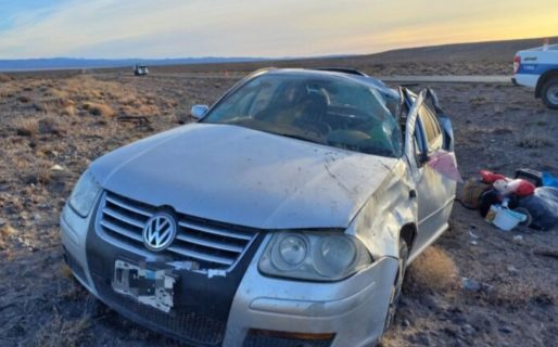 Resultó herida tras volcar en la Ruta 25