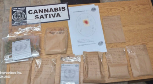 Llevaban en el auto droga, una balanza y 300.000 pesos