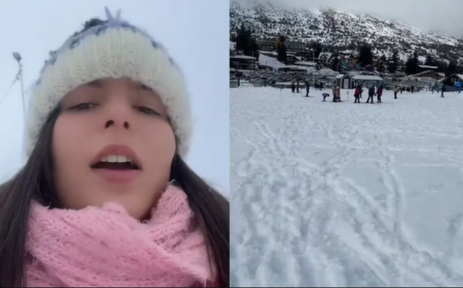 Una joven que visitó el Cerro Catedral mostró en sus redes sociales cuánto cuesta alquilar un equipo de nieve