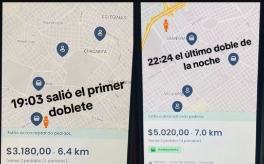 Un joven mostró en sus redes sociales cuánto dinero ganó en una noche como delivery