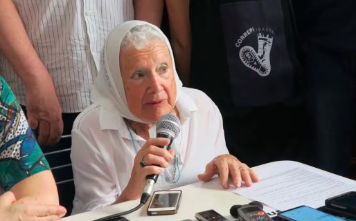 Internaron a la titular de Madres de Plaza de Mayo, Nora Cortiñas