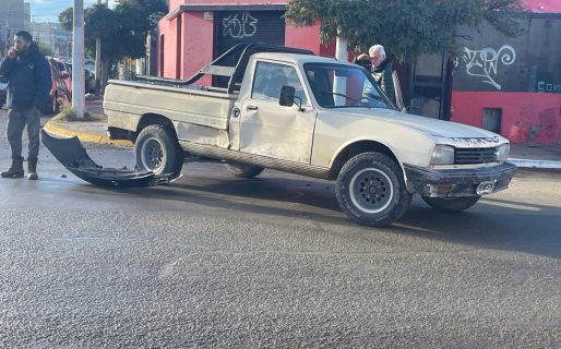 Choque por no respetar la prioridad de paso en Alem y Ameghino