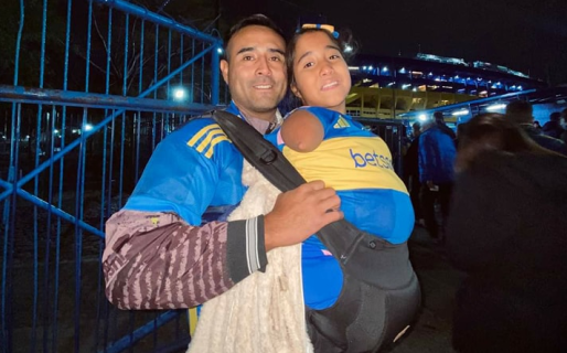 Mili cumplió su sueño de conocer La Bombonera