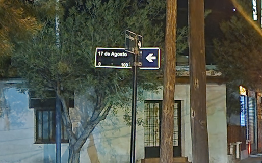 Cambiaron el sentido de una calle en el centro del Km3