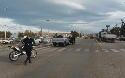 Tres vehículos colisionaron sobre Avenida Yrigoyen