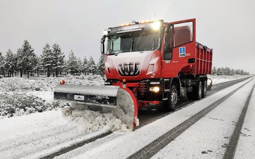 Ruta 40: extrema precaución por nieve entre Esquel y Epuyén