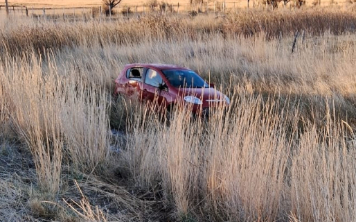 Fuerte vuelco en Ruta 26: cinco personas salvaron su vida de milagro