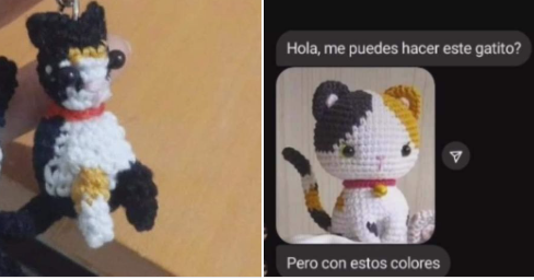 Pidió un gato tejido en crochet y cuando vio el resultado se indignó: “es una vergüenza”