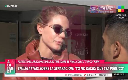 Emilia Attias habló tras separarse del Turco Naim: qué dijo de los rumores que la vinculan con Nicolás Francella